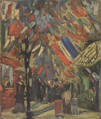 Vincent Van Gogh The Fourteenth of July Celebration in Paris (nn04) Sweden oil painting art